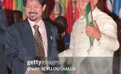 MNLF Leader Nur Misuari and Philippine President Fidel Ramos Awarded UNESCO Peace Prize in Dakar